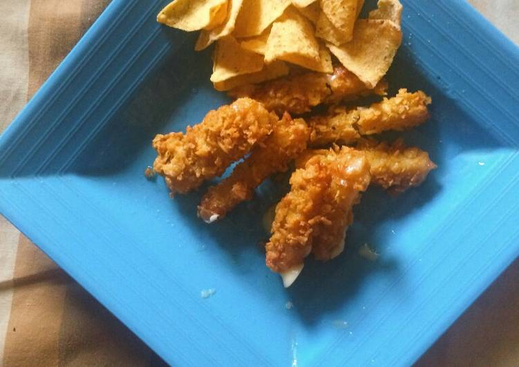 Fried mozzarella stick
