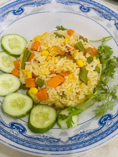 Hình của món Cơm chiên dương châu (chay).