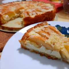 รูปของ Apple cheesecake Pie