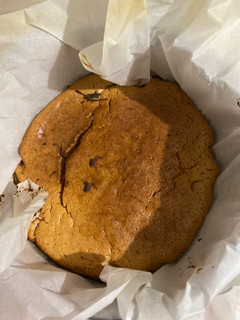 Una foto de Tarta sin azúcar de yogurt y queso crema