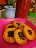 "Peponas" cremosas de batata y coco