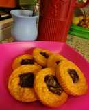 "Peponas" cremosas de batata y coco