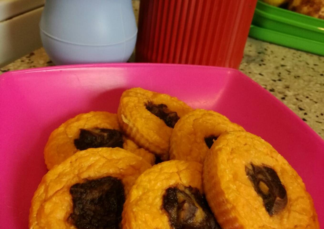 "Peponas" cremosas de batata y coco