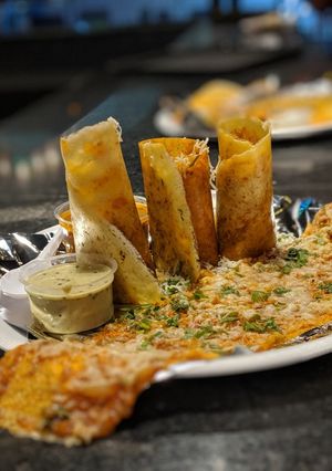 A picture of Rava masala dosa (jain).