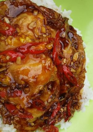 Foto resep Telur ceplok kecap