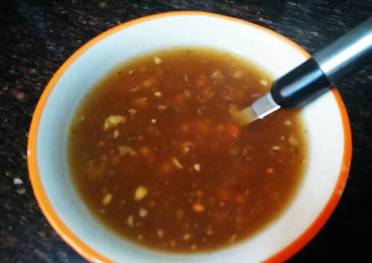 Easiest Way to Make Homemade Veg manchow soup