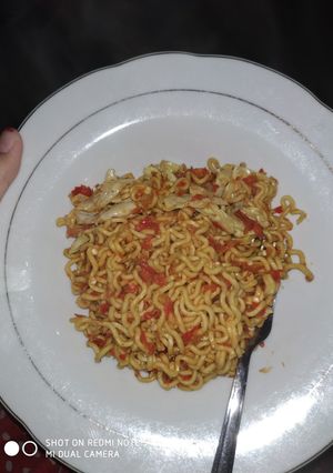 Foto resep 34. Mie goreng pedas