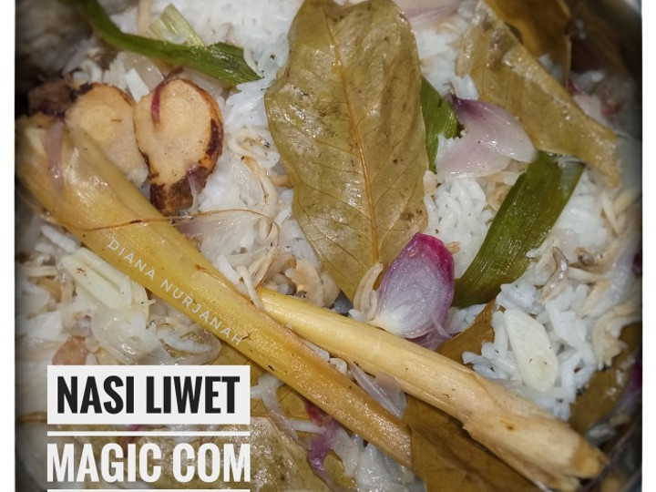 Ini dia! Resep mudah membuat Nasi Liwet Magic Com Tanpa Santan dijamin nikmat