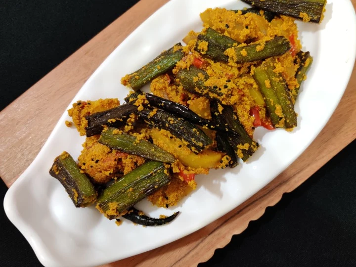 How To Prepare OKRA with POPPY SEEDS or Posto Bhindi which Delicious