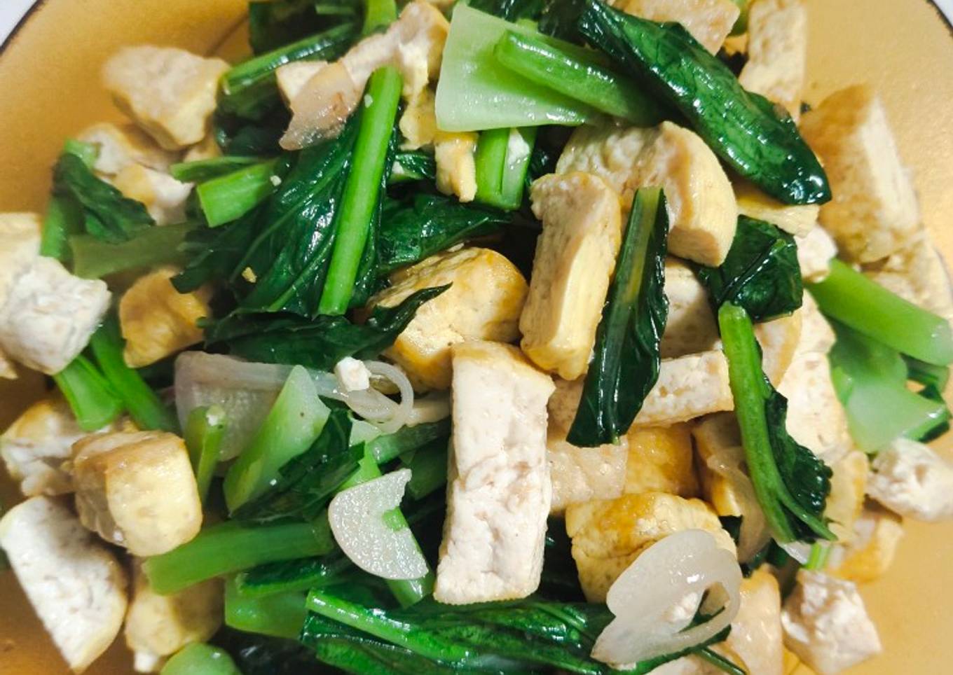 Tumis Tahu Caisim