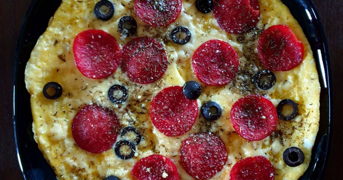 Resipi Keto Pepperoni Omelette oleh Rayyah Ronnie Cookpad