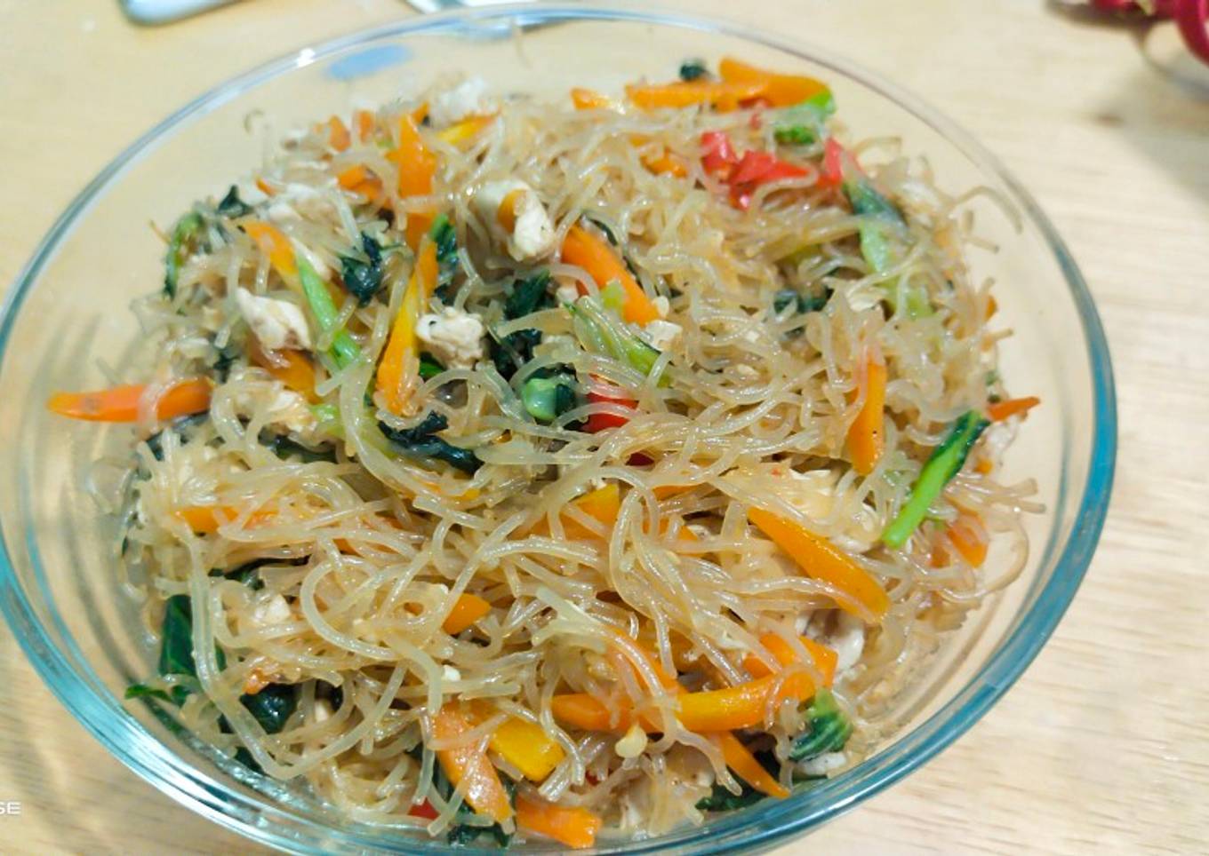 Bihun goreng sederhana