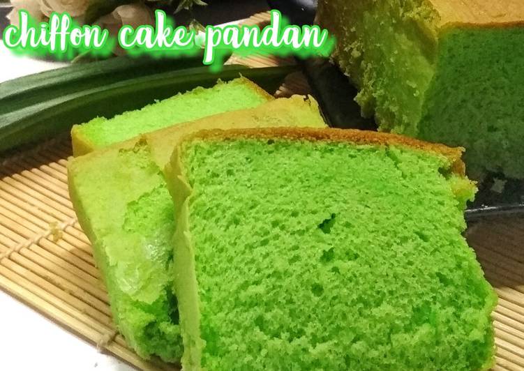 Chiffon cake pandan