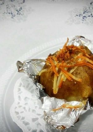 Foto resep Cheesy Cheddar Baked Potato