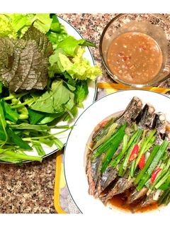 Hình của món Cá nục hấp.
