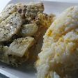 Pastel de papas, carne picada y mozzarella