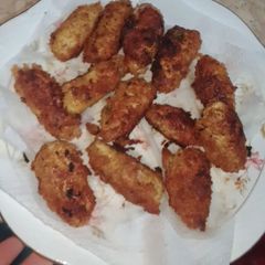 A picture of Chicken fried kabab.