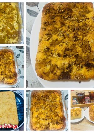 صورة لوصفة كيكة التفاح في مربى التفاح