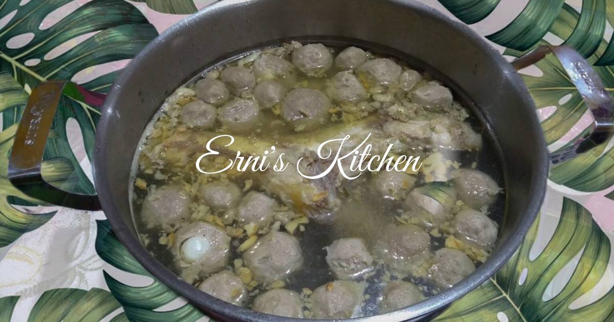 Resep Kuah Bakso Bening And Seger Oleh Ernis Kitchen Rk Cookpad