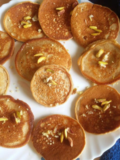 A picture of Arabian pancakes.