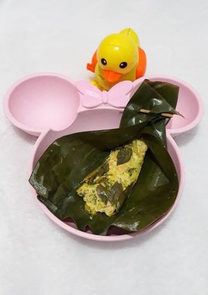 Foto resep Pepes ikan salmon bumbu kuning anti GTM