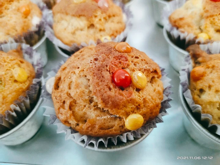 Cara Simple Membikin Resep  Banana muffin cake yang Enak, Bikin Ketagihan