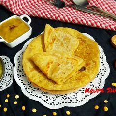 A picture of Dry fruit puran poli.