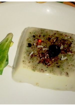 A picture of Pan panna cotta.
