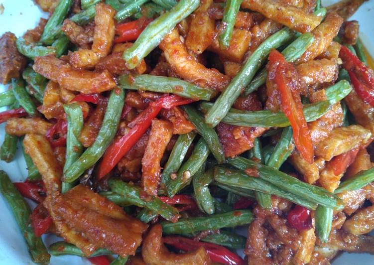 Oseng buncis tahu kentang