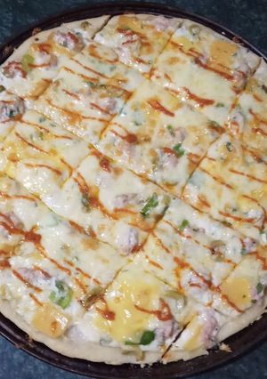 صورة لوصفة بيتزا بوازي (صوص بلونش)