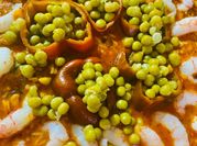 Una foto de arroz con arvejas