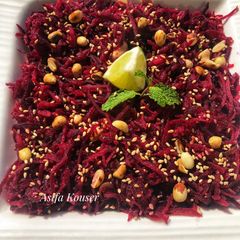 A picture of Beetroot Peanut Salad.
