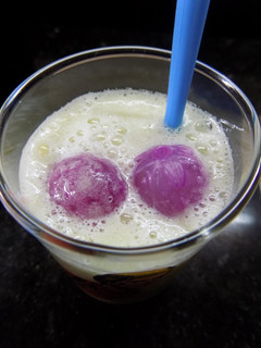 Una foto de Licuado de melón (2 gustos: con miel y con jengibre)