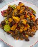 Sambal hati ampela kentang