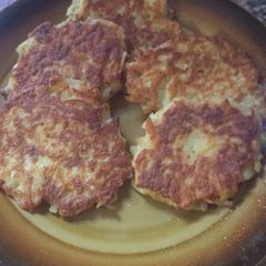 Potato pancakes A picture of Potato pancakes.