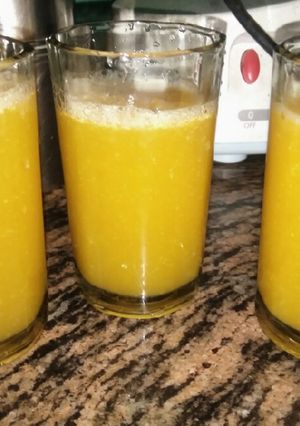 A picture of Woodaple juice (belsharbat).