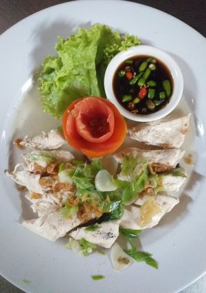 Foto resep Ayam Steam Bawang Putih