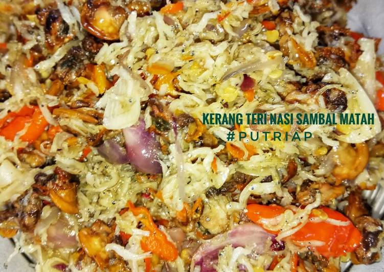 Kerang Teri Nasi Sambal Matah