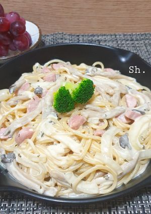 Foto resep Spagheti Krim