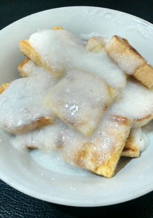 Foto resep Roti Bakar Teflon Saus Santan