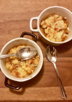 Une photo de Crumble mirabelle