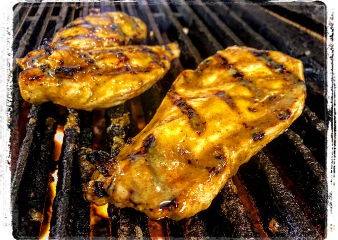 Easiest Way to Prepare Homemade Grilled Jerk Chicken