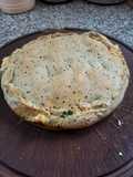 Tarta de espinacas y queso