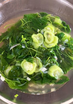 Foto resep Sayur Bayam Oyong Kuah