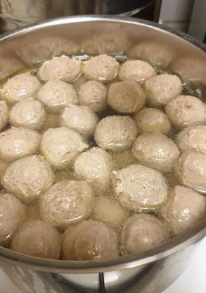 Foto resep Bola -Bola Bakso full daging ala Mintje