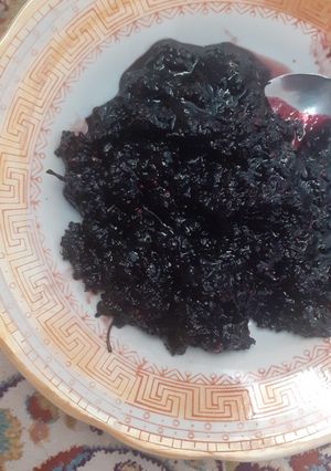 عکسی از دستور مربای شاه توت