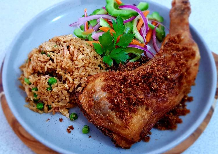 Step-by-Step Guide to Prepare Tasteful AYAM GORENG BUMBU KUNING (FRIED CHICKEN WITH SPICED)