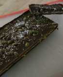 Turrón de chocolate negro 85% y pistachos
