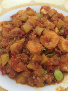 Foto resep Sambalado udang petai