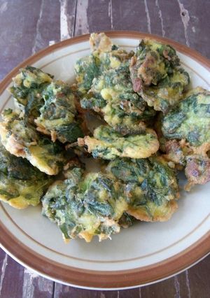 Foto resep Bakwan bayam sederhana